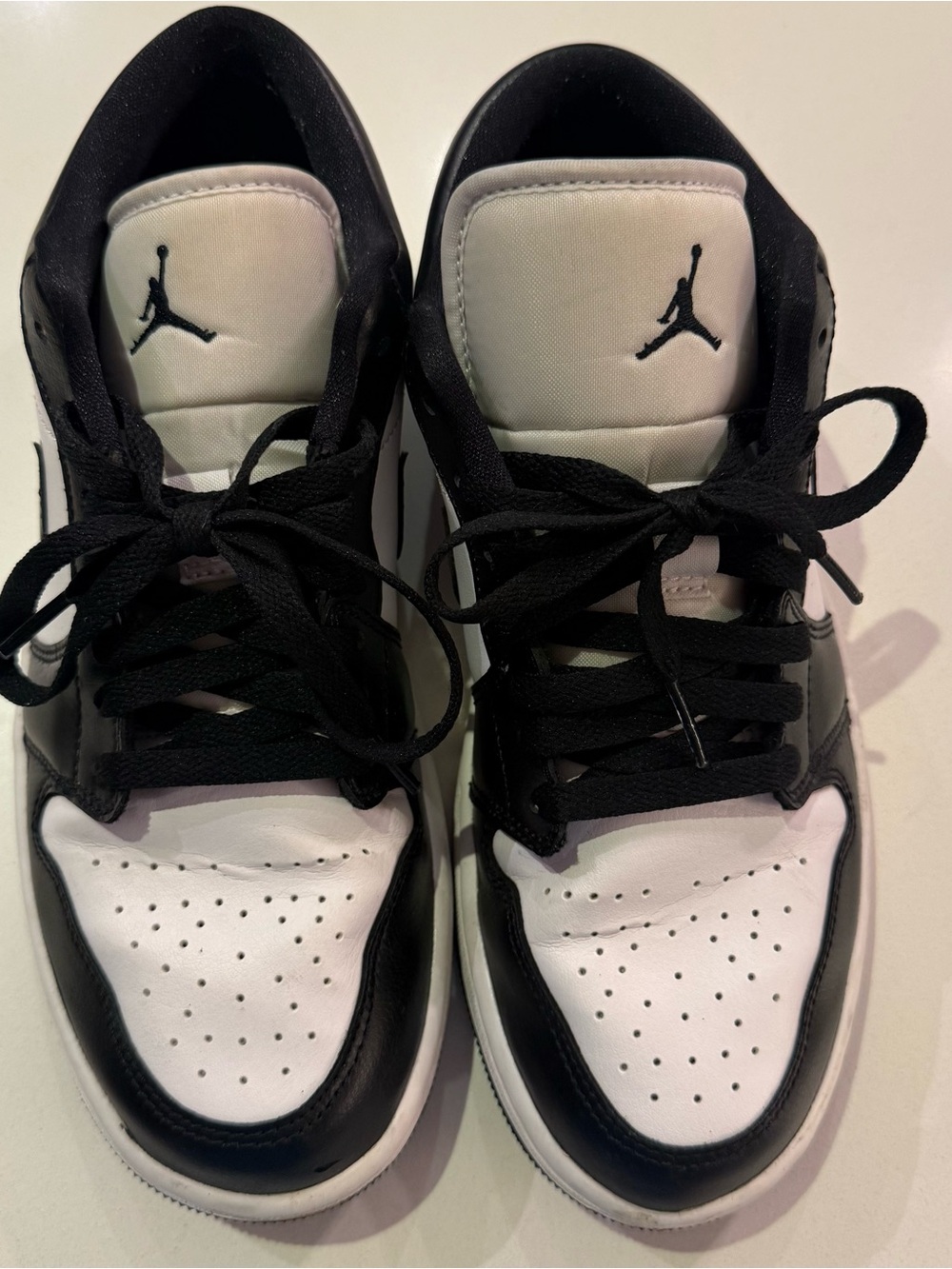 Nike Air Jordan Low Top Sneakers - Black & White Panda